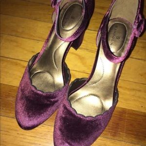 Purple Suede Heels brand Bandolino